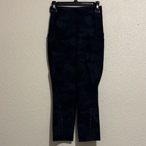 Lululemon Swift Speed HR Crop 21" Heritage Camo Deep Coal Leggings